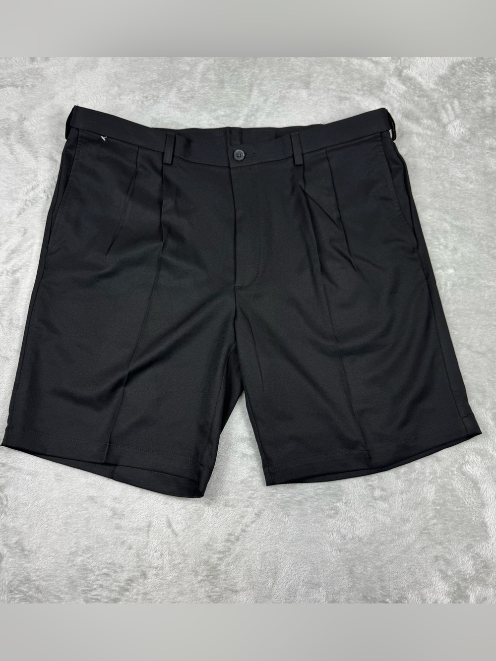 Haggar Cool 18 Pro Expandable Waist UV SUN Quick Dry Golf Shorts Size 40 Active